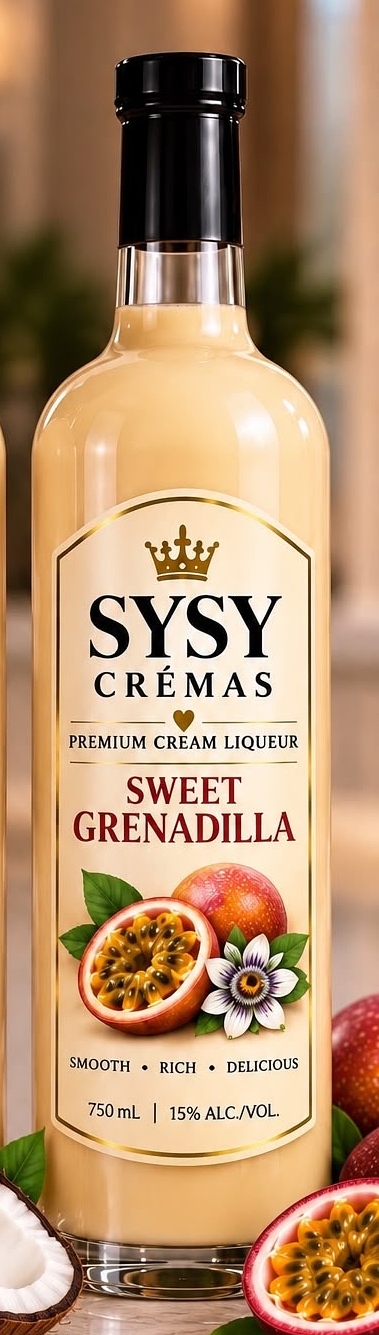Sweet Grenadilla SYSY CRÉMAS bottle