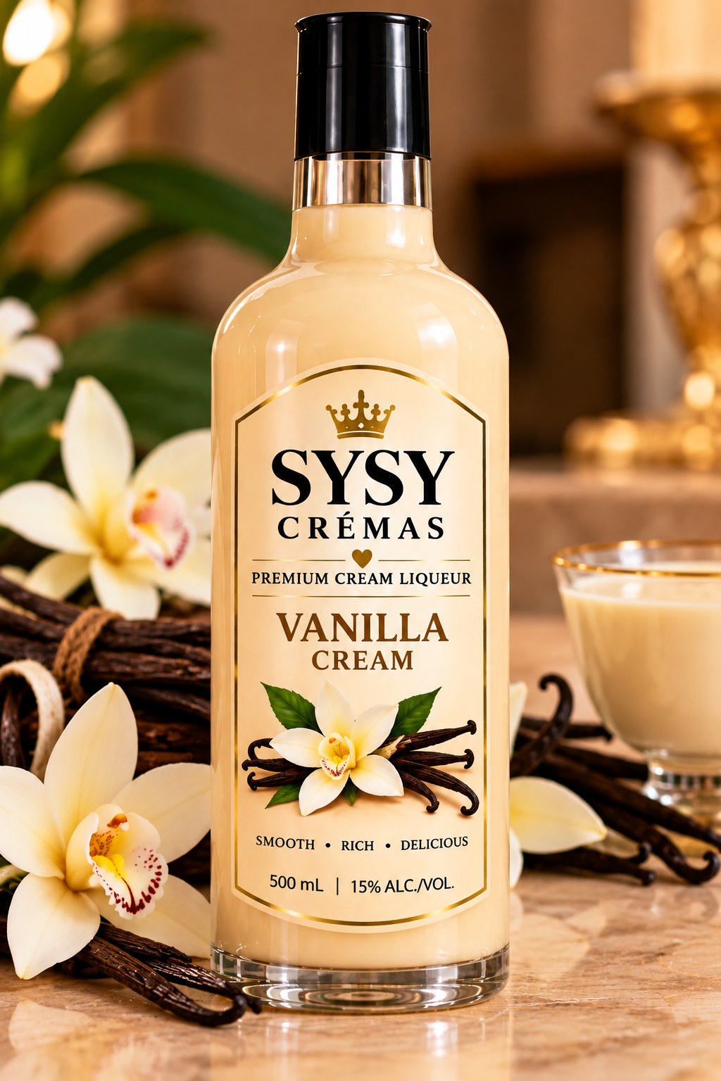 SYSY CRÉMAS Vanilla Cream 500 mL